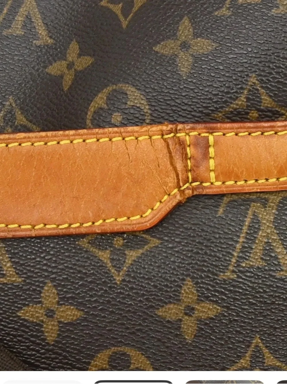 Louis Vuitton Monogram Messenger Bag in Brown with Gold Hardware